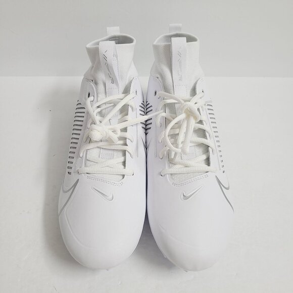 NEW Nike Vapor Edge Pro 360 2 Football Cleats DA5456-102 Size 13 White Silver #2 main image 5
